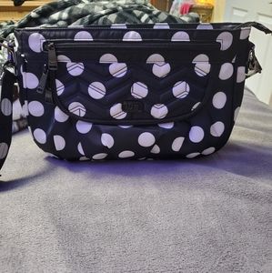 Lug Mambo in Black large dot